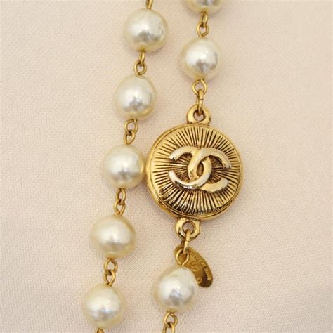 vintage chanel fashion jewelry|authentic vintage chanel necklace.